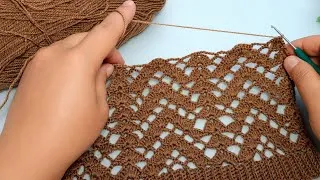 Thumbnail: You Won’t Believe How Easy This Crochet Lace Stitch Is! 🧶 Perfect for Summer Projects