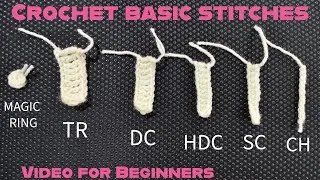 Thumbnail: How To Learn  Crochet Basic Stiches.Beginners Ke Liye Basic Crochet Stiches