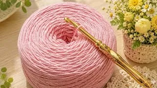 Thumbnail: UNIQUE Crochet Pattern! 🔥 You Will Not Believe It! Only 2 Rows! Crochet Stitch