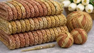 Thumbnail: The Most BEAUTIFUL Japanese CROCHET Stitch You’ve Never Seen! Crochet Pattern