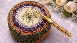 Thumbnail: THE Most EASY Japanese Crochet Stitch You’ve Never Seen! Crochet Pattern