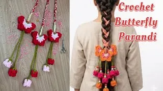 Thumbnail: Part 3 : Crochet Parandi Tutorial | How to make Crochet Parandi.