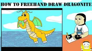 Thumbnail: How to freehand draw a Dragonite