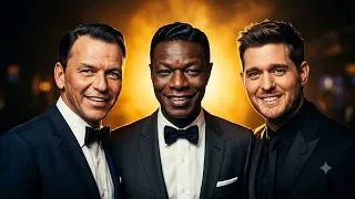 Thumbnail: Frank Sinatra & Nat King Cole & Michael Bublé - Harmony 🎶 Classic Jazz Xmas Warm 2026