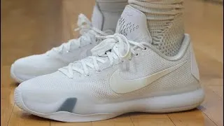 Thumbnail: Unreleased Nike Kobe 10 Protro “Halo” Sneaker Review From Nike