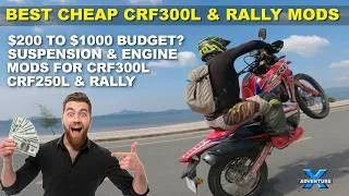 Thumbnail: Best budget mods for Honda CRF250L CRF300L & Rally models $200 to $1000 budget!