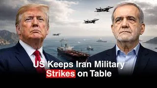 Thumbnail: Trump Keeps Iran Military Strikes Open as Retaliation Threats Grow