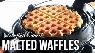 Thumbnail: Old-Fashion Waffles on a Cast Iron Waffle Maker!!