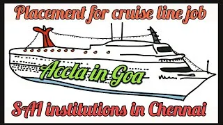 Thumbnail: Placement for cruise line job | ACCLA in goa | SAI institutions in chennai | crow one