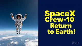 Thumbnail: 🚀 NASA’s SpaceX Crew-10 Safely Returns to Earth | Arrival at Ellington Field in Stunning 4K