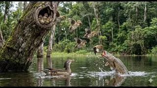 Thumbnail: Jump or Die 😱  Newborn Mandarin Ducklings Take a Deadly Leap From Dozens of Meters