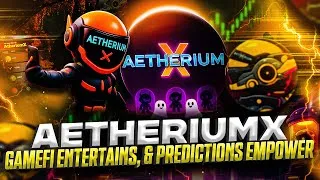 Thumbnail: AetheriumX Web3 Game Explained | DeFi × GameFi × Prediction Markets (Educational Overview)