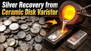 Thumbnail: Pure Silver Recovery from Ceramic Disk Varistor | Silver Recovery DIY 