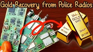 Thumbnail: Gold Recovery from Police Two-Way Radios | Walkie Talkie Gold Recovery 