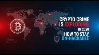 Thumbnail: Crypto Crime Is Exploding in 2026 | How to Stay Un-Hackable