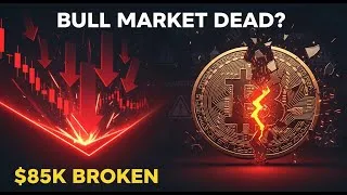 Thumbnail: Bitcoin CRASHES Below $85K 🚨 Bull Market Dead or Ultimate Bear Trap?