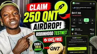 Thumbnail: Claim 250 QUANT airdrop Now | Claim Robinhood testnet airdrop