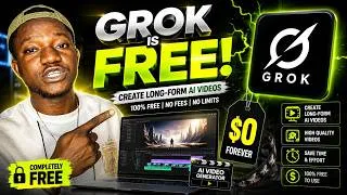 Thumbnail: Grok Is FREE again! Here’s How I Create Full AI Videos With It almost free