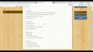 Thumbnail: Demo: Crypto SWOT Analysis