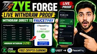 Thumbnail: ZyeForge Still Paying After 1 Month? Live Withdrawal Test & FaucetPay Proof