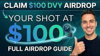 Thumbnail: I Claimed $100 DVY Airdrop Token Reserve - Full Tutorial