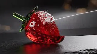 Thumbnail: Cutting Glass Fruits StrawberryASMR#ai #aiart #asmrsounds #asmr #aiasmr#satisfyingvideo