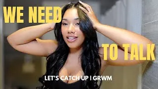 Thumbnail: CHIT CHAT GRWM | Let's Catch Up, Handling Motherhood, New Mom Struggles, Goals, New Friends, Growth