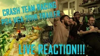 Thumbnail: Crash Team Racing PS4 VGA 2018 Trailer LIVE REACTION!!!