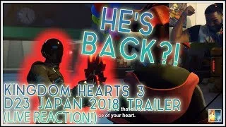 Thumbnail: HE'S BACK?!?!: KINGDOM HEARTS 3 D23 JAPAN 2018 (Monster's INC.) TRAILER LIVE REACTION!