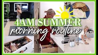 Thumbnail: 4AM SUMMER MORNING ROUTINE 2026 | PRODUCTIVE WAYS TO START THE DAY!