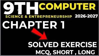 Thumbnail: class 9 computer chapter 1 solved exercise