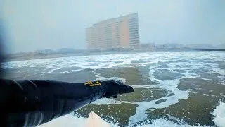 Thumbnail: Floaters on 5th Street! 🌊 #surfing #session #waves #ocean #vlog #gopro #stoked #music #surf 
