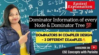 Thumbnail: Dominators in Compiler Design in Hindi | Solved Examples of Dominator Tree and Dominator Information