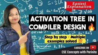 Thumbnail: Activation Tree in Compiler Design in Hindi with Solved examples | Activation Record in CD| GATEEXAM