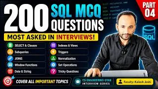 Thumbnail: Top SQL MCQ Questions Part 04 | Complete Interview Preparation Series