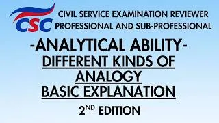 Thumbnail: CSE Reviewer(Analytical Ability)Different Types of Analogy | 2nd Edition | SET 2