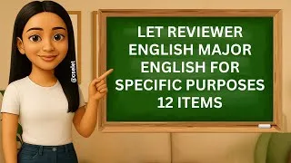 Thumbnail: English for Specific Purposes ⎹ English Major ⎹ LET Reviewer @CSELET