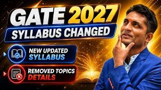 Thumbnail: GATE 2027 Syllabus Change I New Updated Syllabus I GATE 2027
