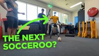 Thumbnail: We played soccer with robots