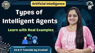 Thumbnail: AI 5: Types of Intelligent Agents in AI | Simple Reflex, Model, Goal Based, Utility Based, Learning