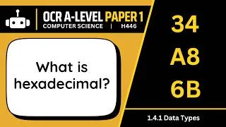 Thumbnail: Hexadecimal | 4.1e | OCR A-Level Computer Science