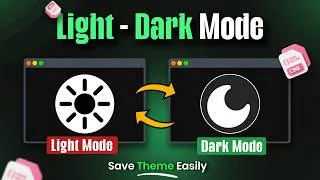 Thumbnail: Create a Modern Dark Mode Toggle with HTML, CSS & JavaScript