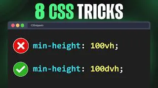 Thumbnail: 8 CSS PRO Tips and Tricks you NEED to know