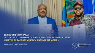 Thumbnail: EXTENSION DE KINSHASA | LE CSSPEVK ET J.B MPIANA S’UNISSENT POUR LA CULTURE À « KINSHASA KIA MONA »