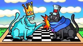Thumbnail: Two Dumb Fat Cats Play Chess!
