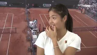 Thumbnail: Emma Raducanu swore in Italian on camera