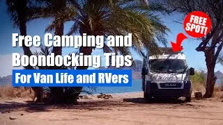 Thumbnail: Free Camping and Boondocking Tips for Van Life and RV Life