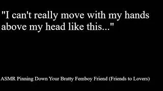 Thumbnail: ASMR Pinning Down Your Bratty Femboy Friend (Friends to Lovers)