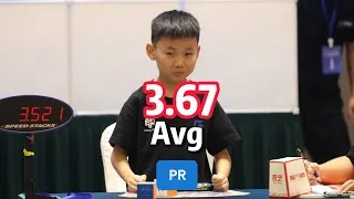 Thumbnail: Pure Sub4 Avg! 3.67 3x3 PR/WR2 Avg Xuanyi Geng🇨🇳 | Jiajiang Open 2026🇨🇳