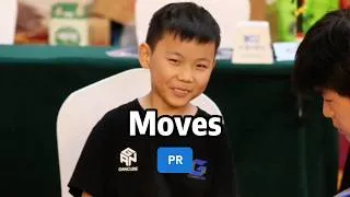 Thumbnail: Low Moves! 3.74 3x3 PR2 Avg Xuan Geng | 31 Single, 43 Avg Moves PR | Weihai Open 2026